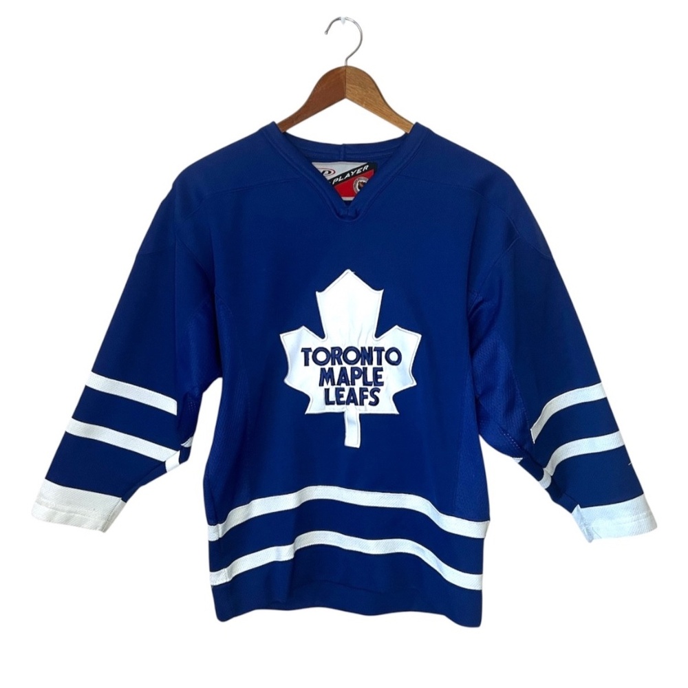 Vintage 90s Pro Player NHL Toronto Maple Leafs Kids Hockey Jersey